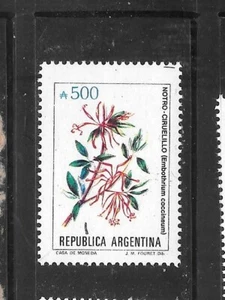 ARGENTINA SC #1688 1989 500 AUSTRAL MNH-MINT FLOWER LARGE DEFIN SINGLE STAMP - Picture 1 of 1