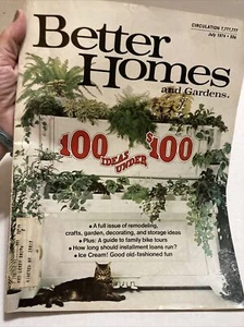 Better Homes & Gardens Juli 1974 100 Ideen unter 100 $ Vintage Werbung - Bild 1 von 8