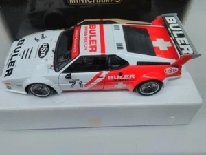 1/18 Minichamps BMW M1 Procar Silverstone 1979 #71 Red White w/ Box From Japan - Picture 1 of 10