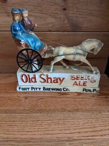 old shay pitt brewing company horses and buggy statue - Picture 1 of 6