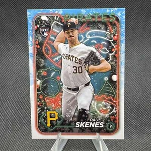 PAUL SKENES 2024 Topps Holiday Rookie #H165 Pittsburgh Pirates - Foto 1 di 2