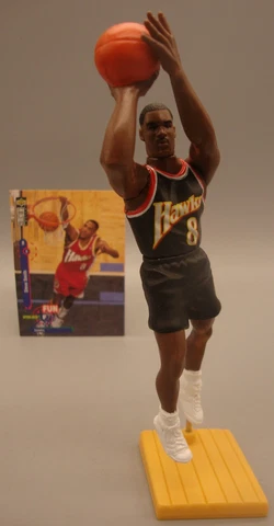 LOOSE 1995 STARTING LINEUP SLU FIGURE STEVE SMITH ATLANTA HAWKS Cover