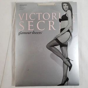 Victoria's Secret Glamour Sheers Stockings Cream Ivory Small 2 Pair - Picture 1 of 4