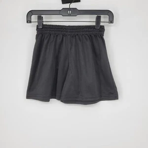 Score Activewear Shorts Kids Youth Medium Black Elastic Waistband - Picture 1 of 7