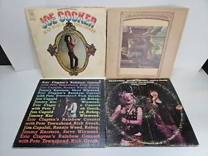Eric Clapton Joe Cocker Jackson Brown Muddy Vintage LP Vinyl Records Lot Record - Foto 1 di 11