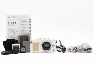 Olympus PEN E-PL5 16.1MP Digital SLR Camera White From Japan Near Mint #2216 - Picture 1 of 11