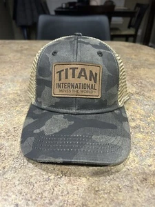 Titan International Hat Camo Adjustable NEW - Picture 1 of 6