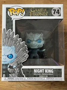 Funko Pop! Game of Thrones Night King On Iron Throne Deluxe #74 - Picture 1 of 2