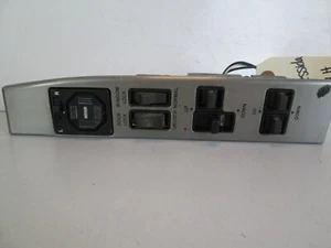 82-84 TOYOTA CRESSIDA DRIVER MASTER WINDOW SWITCH BEZEL SURROUND OEM SILVER - Picture 1 of 11