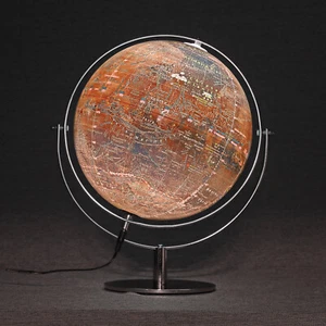Mapsoft Classic Illuminated Mars Globe, 24cm/9.5", RCI-24, Lamp, Light, LED - Picture 1 of 12