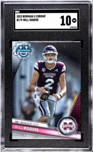 2023 Bowman Chrome U #179 Will Rodgers SGC 10 GEM MINT RC Mississippi State - Picture 1 of 1