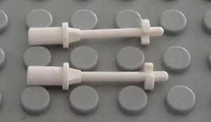 Lego Figure Accessories Ski Poles White 2 Pieces - Picture 1 of 1