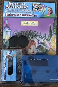 Cinderella & Thumbelina Stereo Cassette Player Pak & Read Along Tape NIB RARE P3 - Picture 1 of 2