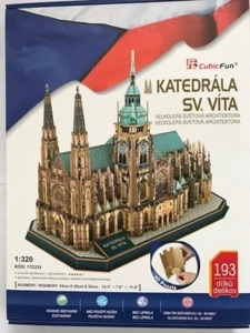 Puzzle 3D Veitsdom Prag Cubic Fun Katedrála sv. Cattedrale di Víta St. Veits Dom