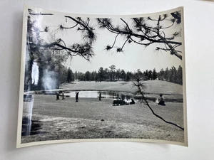 VINTAGE 1930er ORIGINAL PINEHURST NC FOTOGRAFIE 11. TEE GEALTERTE QUALITÄT - Bild 1 von 3