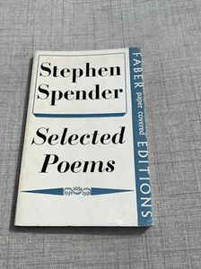 Stephen Spencer Selected Poems Faber & Faber 1965 PB - Picture 1 of 10