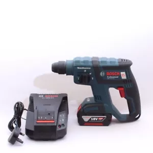 Taladro percutor rotativo Bosch Professional 18v 1x batería de 4,0ah y cargador (U) - Imagen 1 de 8