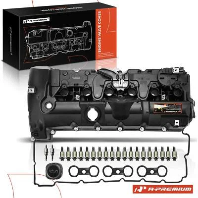 Cubierta de válvula con junta y pernos para BMW 128i 328i 528i X3 X5 Z4 11127552281 Foto 1 de 4