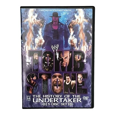 WWE TOMBSTONE: THE HISTORY OF THE UNDERTAKER 3-Disc Wrestling DVD Set - Image 1 of 4