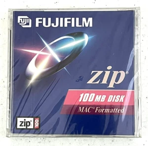 Fujifilm ~ Disco Zip 100 MB ~ Formateado MAC ~ Nuevo/Sellado - Imagen 1 de 4