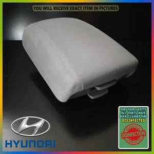 2007-2010 Hyundai Elantra Center Console Arm Rest Lid Cloth Gray - Picture 1 of 7