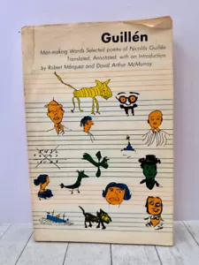 Man-Making Words: Selected Poems Of Nicolas Guillen, 1973 PB w/ DJ  Good 2nd ED - Bild 1 von 5