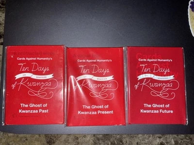 Cards Against Humanity: Ten Days or Whatever of Kwanzaa Expansion Packs X 3 2014 Foto 1 de 2