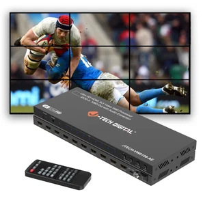 3x3 Videowandprozessor (4K30 In 1080P Out) mit Audioextraktion - Bild 1 von 8