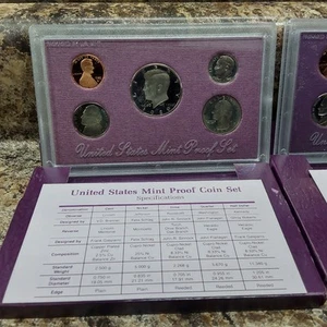 1987 S United States Mint Proof Set - Original Box & COA - Picture 1 of 4