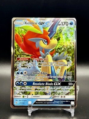 Pokemon - Keldeo GX - 47/236 - Ultra Rare - Unified Minds - Holo MINT - Image 1 of 2