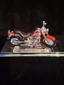 1999 Harley-Davidson FLSTF Fat Boy Motorcycle 1:18 Scale Diecast Model - Picture 1 of 10