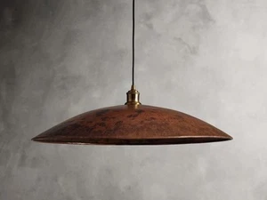 Handgefertigte Kupfer Pendelleuchte - rustikale Patina Oberfläche - anpassbar - Bild 1 von 5