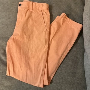 BROOKS BROTHERS Pantaloni chino kaki in pile da ragazzo - Taglia 12 Arancione - Foto 1 di 6