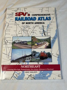 SPV's Comprehensive Railroad Atlas of North America Paperback Northeast Walker - Picture 1 of 4