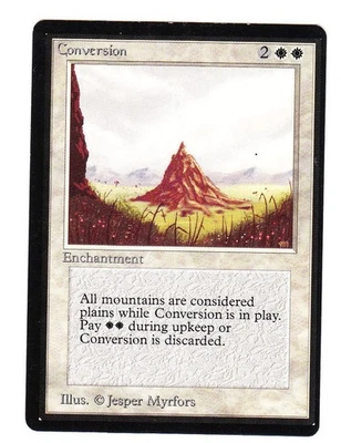 MTG Beta Conversion English Near Mint Excellent Card Game Spells - Image 1 of 2