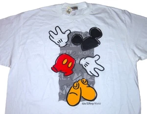 NUEVA CAMISETA VINTAGE AÑOS 90 MICKEY MOUSE ROPA DISNEY WALT DISNEY WORLD XXL ¡RARA! - Imagen 1 de 3