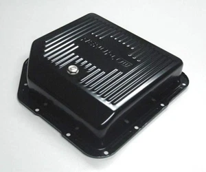 Aeroflow AF1826-3003 Th350 Deep Transmission Pan Black W/ Drain Plug - Picture 1 of 4