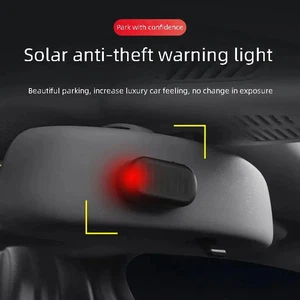 Light Solar Powered Simulated Dummy Alarm Wireless Anti-Theft Caution Lamp - Bild 1 von 21