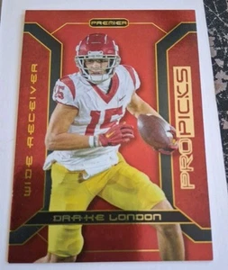 Drake London Rookie 2022 Pro Picks Premier #PP-30 Trojans RC RED - Bild 1 von 6