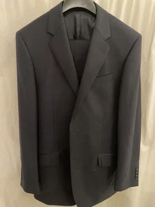 Austin Reed Navy Pure Wool 2 Piece Suit -Jacket 40L -Trousers 34L - Picture 1 of 9