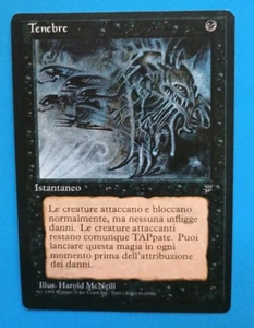 Magic the Gathering MTG Legends FBB DARKNESS (TENEBRE)  VLP/EX  ITALIAN C 1995! - Picture 1 of 5