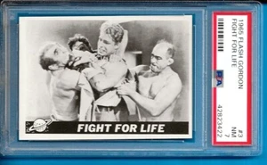 1965 Topps (Test) Flash Gordon #3 Fight For Life Psa 7 - Picture 1 of 2