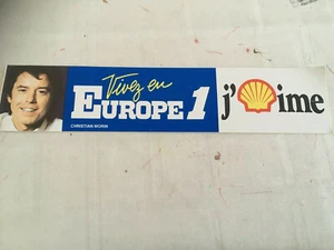 AUFKLEBER / STICKER EUROPA 1 SHELL CHRISTIAN MORIN E73 - Bild 1 von 1