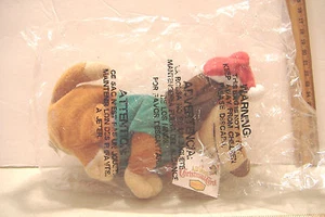 ~ITCHY PLUSH DOG~AN ALL DOGS CHRISTMAS CAROL~DENNYS PROMO ITEM~1998~MINT IN BAG~ - Picture 1 of 4