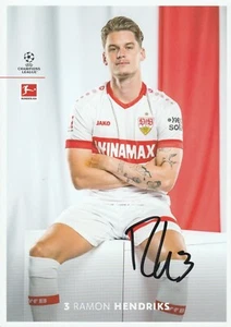 Ramon Hendriks - VfB Stuttgart - Autogrammkarte - 2024/25 - handsigniert - Bild 1 von 1