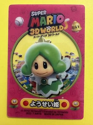 fairy princesses Super Mario 3D LAND Clear Card 2013 Very Rare japanese F/S e - Image 1 of 4