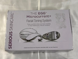 Serious Skincare The Egg Micro Current Facial Toning System. Pink. Pre-Owned. - Picture 1 of 9