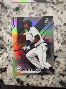 2019 BOWMAN PLATINUM TOP PROSPECTS RC CARD DETROIT TIGERS JOSE DE LA CRUZ #TOP77 - Picture 1 of 1
