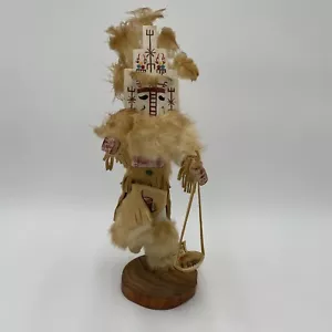 Kachina Puppe Indianer weiße Wolke Regentänzerin signiert 14 Zoll Navajo Hopi - Bild 1 von 13
