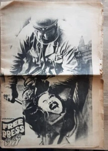 Philadelphia Free Press 15. September 1969 Titelfoto Polizeibrutalität - Bild 1 von 2